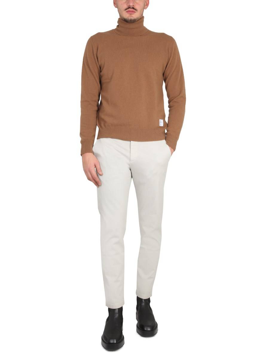 DEPARTMENT FIVE PANTALONE IN COTONE CON PATCH LOGO