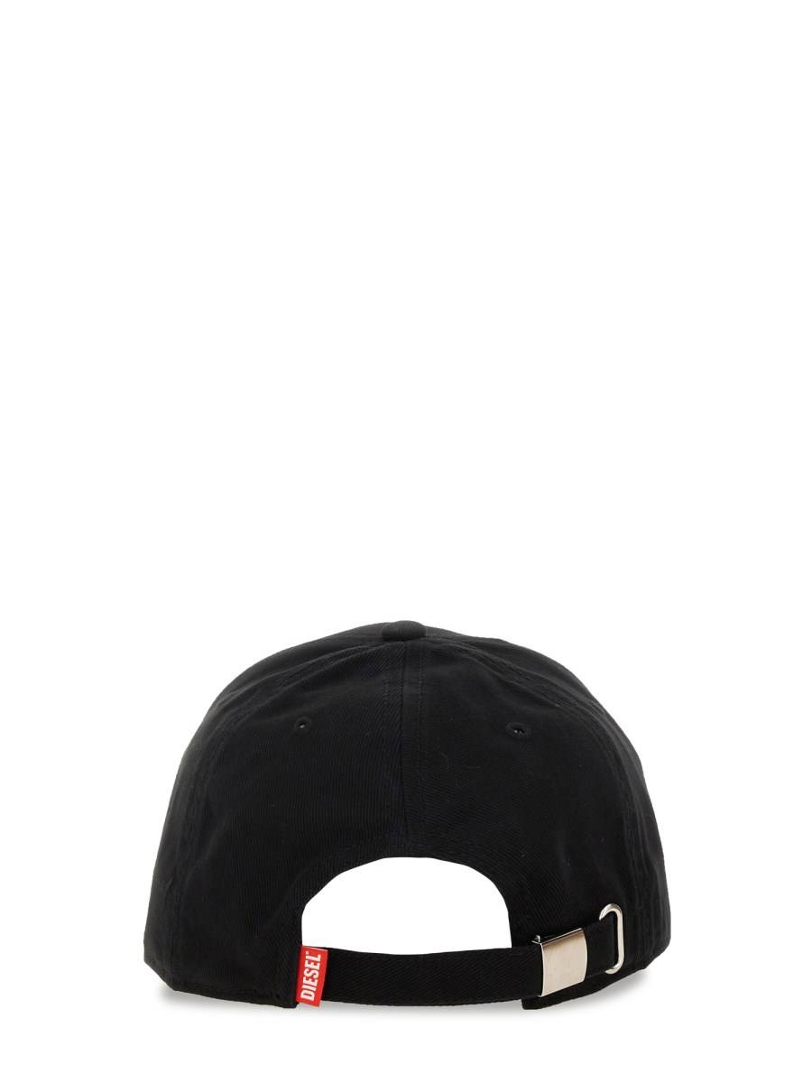DIESEL CAPPELLO DA BASEBALL CON LOGO IN COTONE