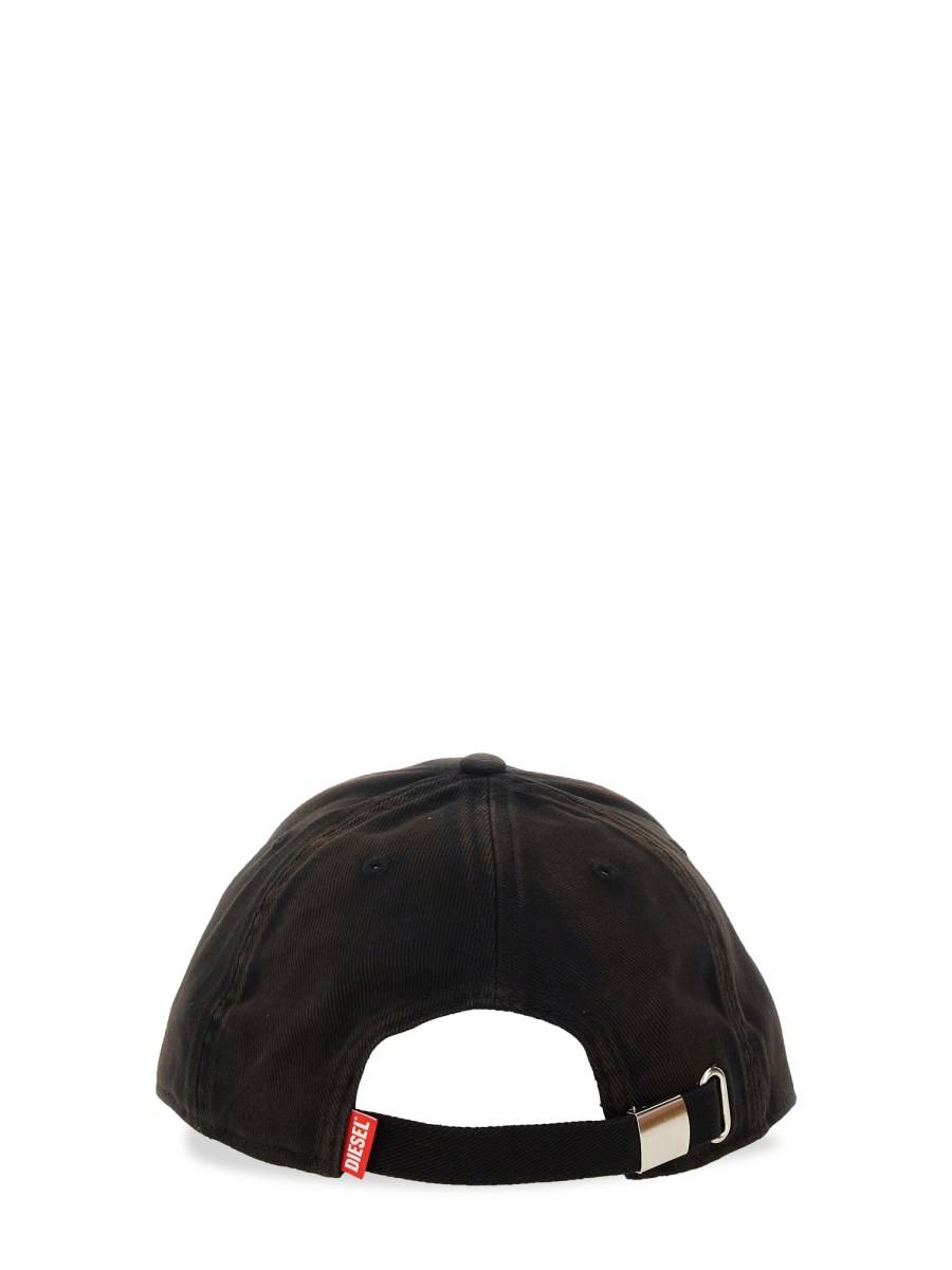 DIESEL CAPPELLO DA BASEBALL IN COTONE CON LOGO