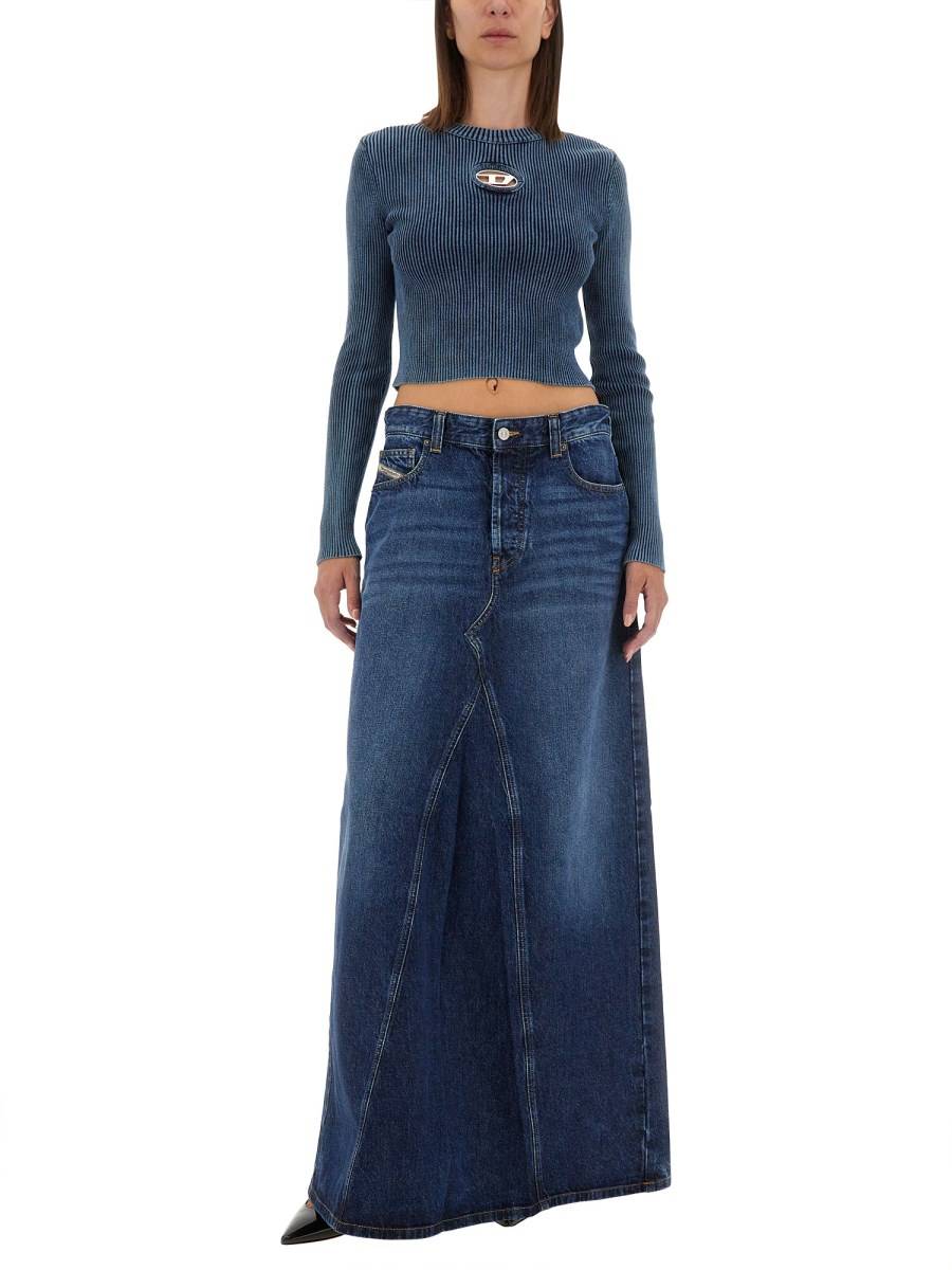 DIESEL GONNA "DE-PAGO" IN DENIM DI COTONE