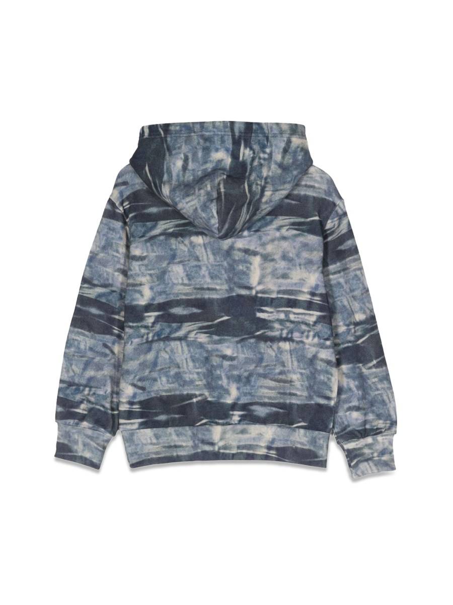 DIESEL KIDS Felpa Con Cappuccio Stampe