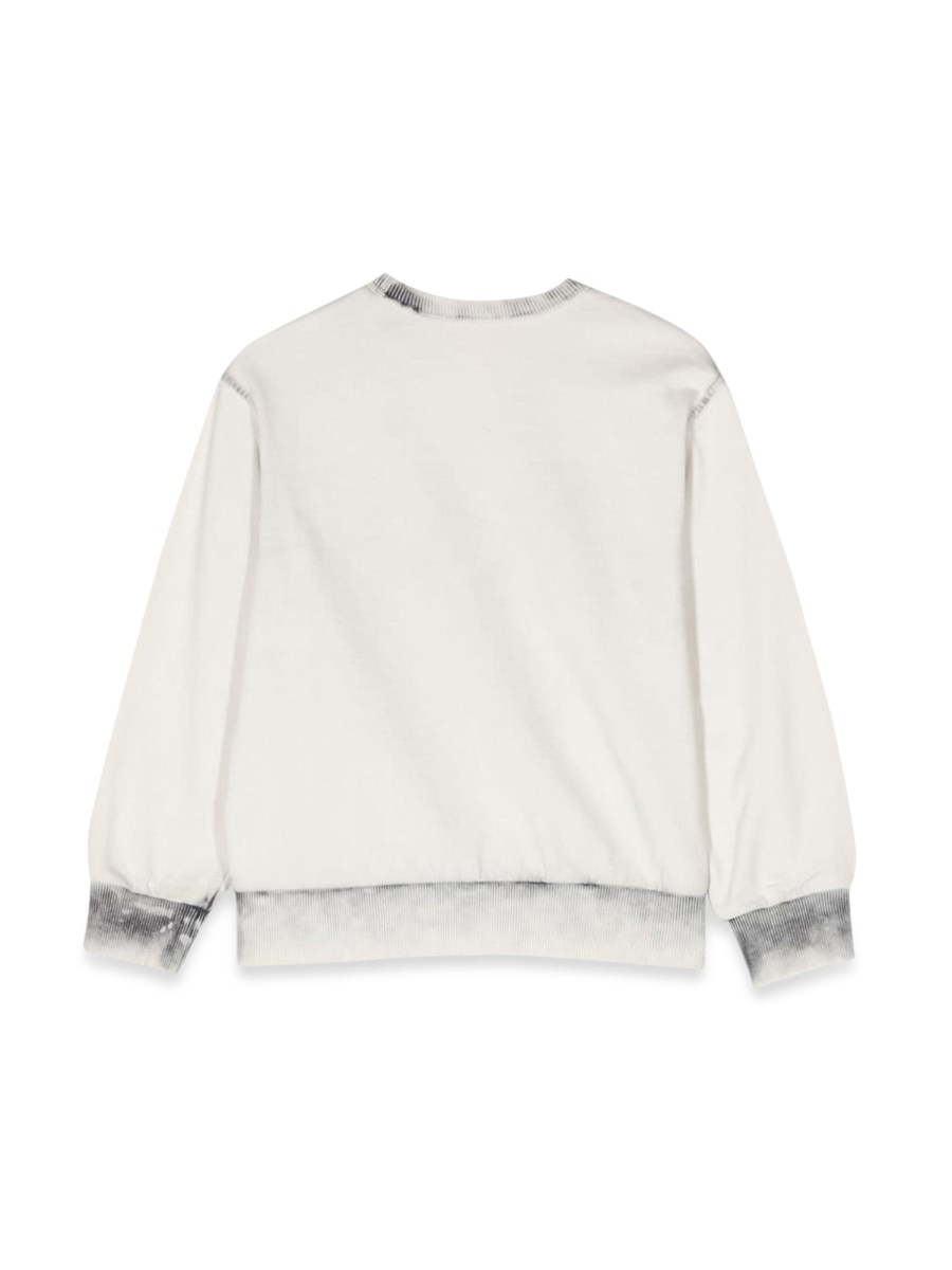 DIESEL KIDS FELPA GIROCOLLO LOGO