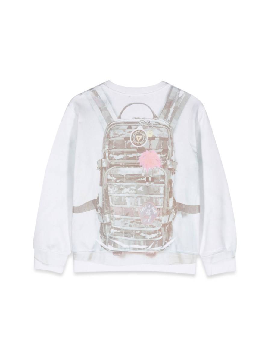 DIESEL KIDS FELPA GIROCOLLO SAFFY OVER