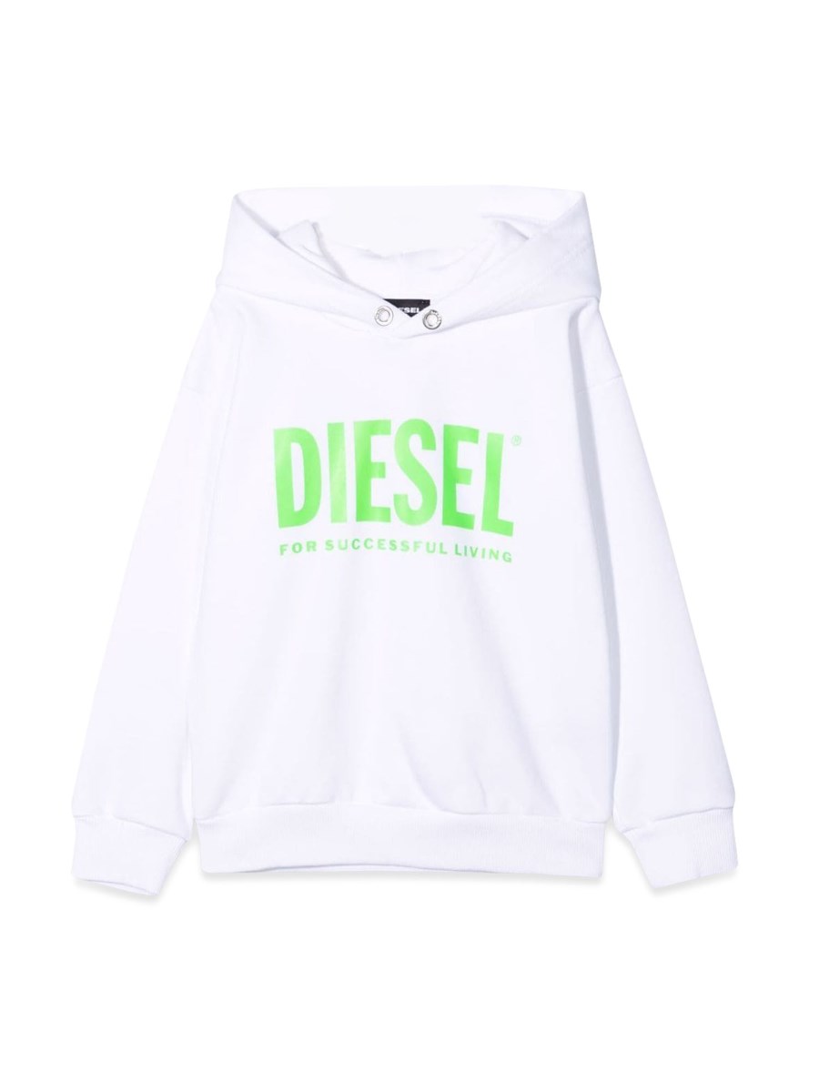 DIESEL KIDS LOGO OVER FELPA