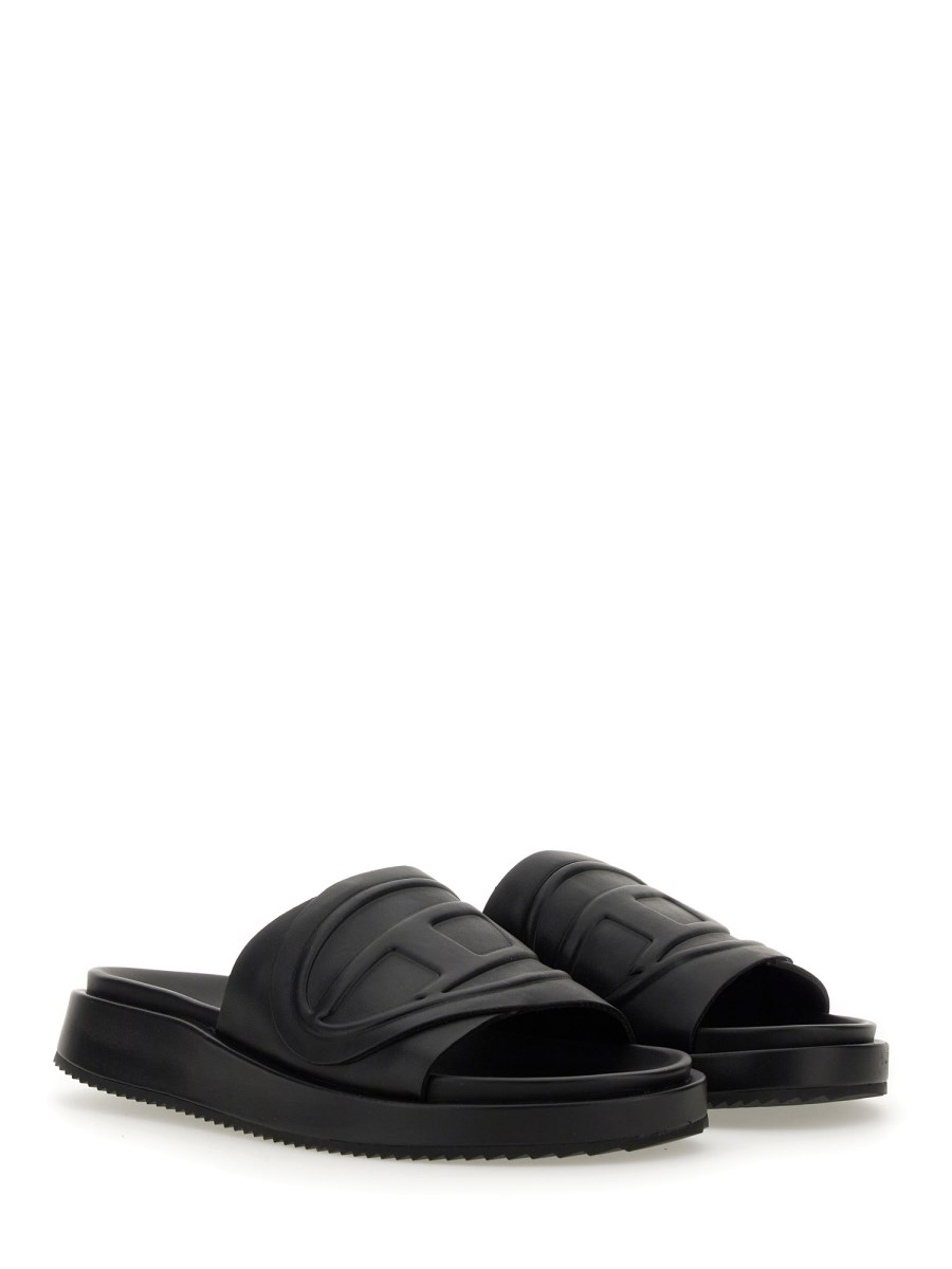 DIESEL SANDALO SLIDE CON LOGO