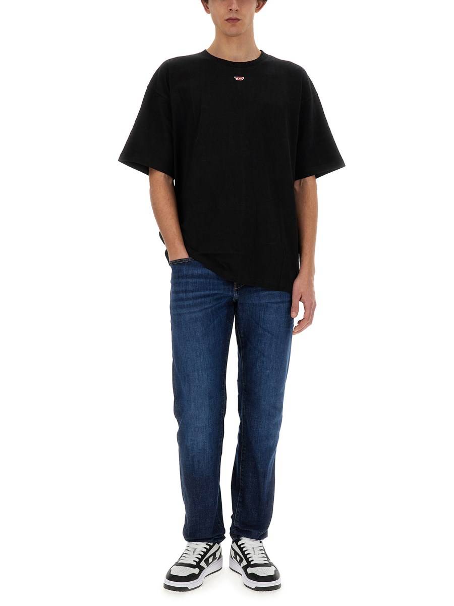 DIESEL T-SHIRT "T-BOXT-D" IN JERSEY DI COTONE