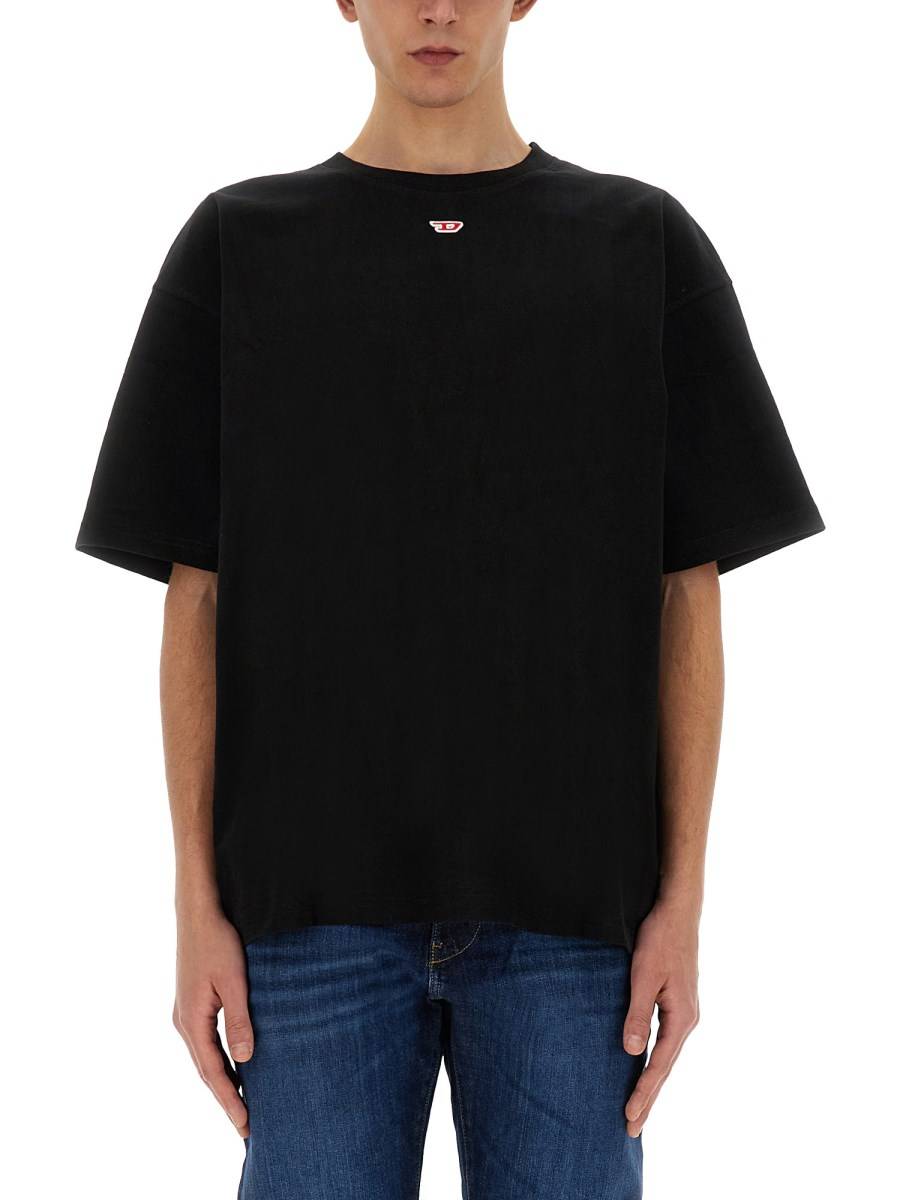 DIESEL T-SHIRT "T-BOXT-D" IN JERSEY DI COTONE