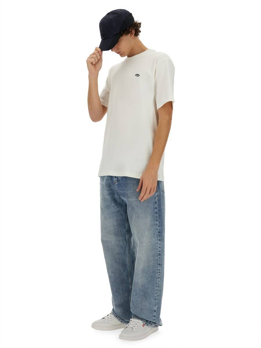 DIESEL T-SHIRT "T-JUST-DOVAL-PJ" IN JERSEY DI COTONE
