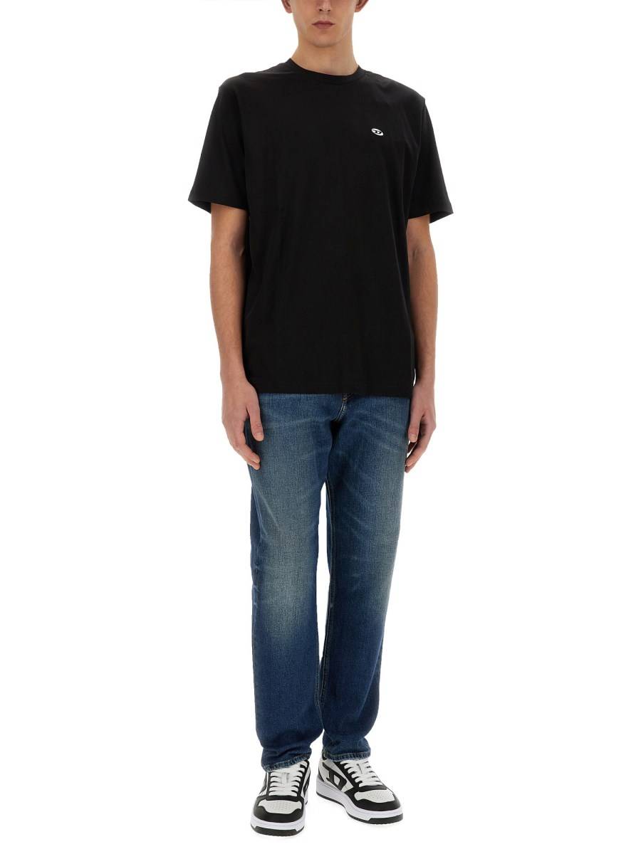 DIESEL T-SHIRT "T-JUST-DOVAL-PJ" IN JERSEY DI COTONE