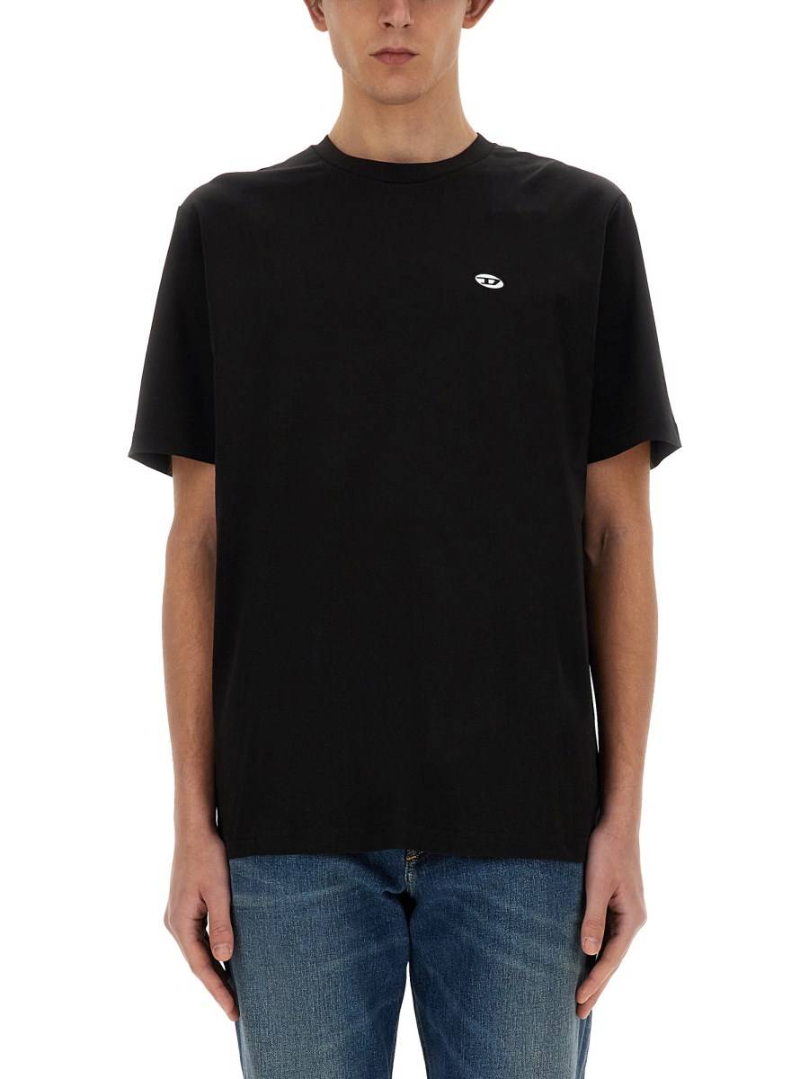 DIESEL T-SHIRT "T-JUST-DOVAL-PJ" IN JERSEY DI COTONE