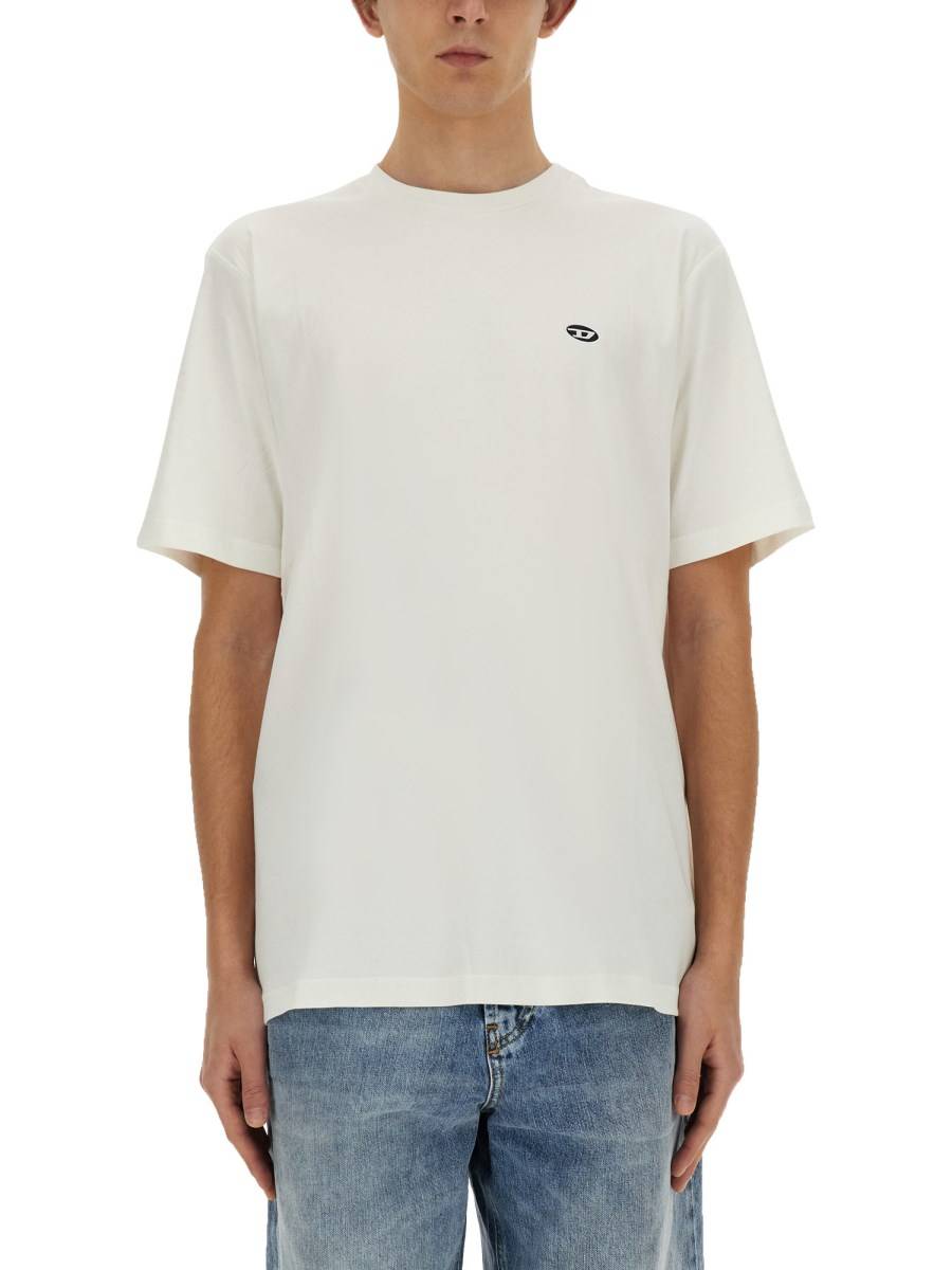 DIESEL T-SHIRT "T-JUST-DOVAL-PJ" IN JERSEY DI COTONE