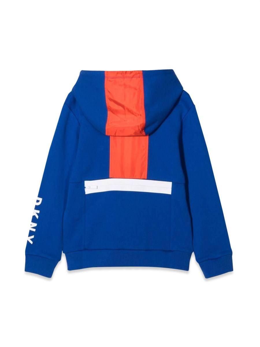 DKNY CARDIGAN CON CAPPUCCIO