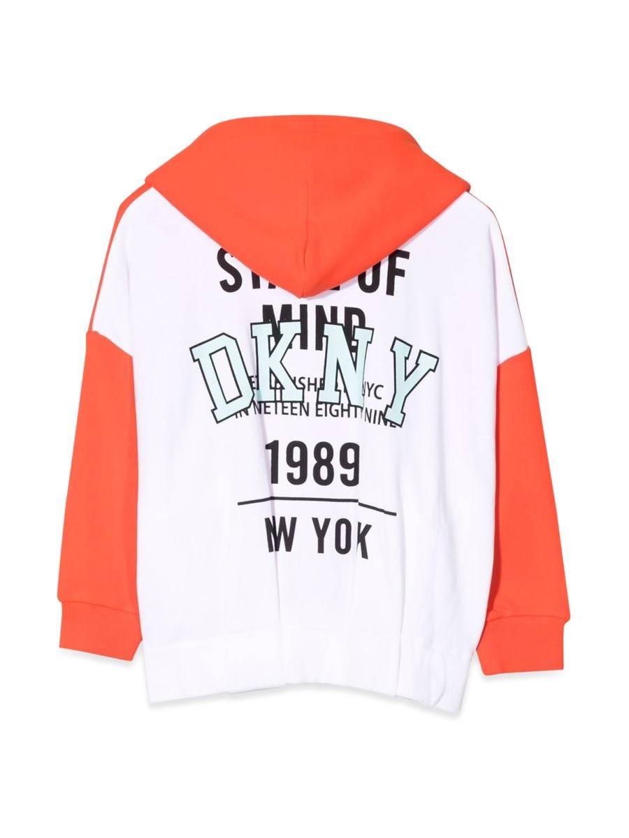 DKNY CARDIGAN CON CAPPUCCIO