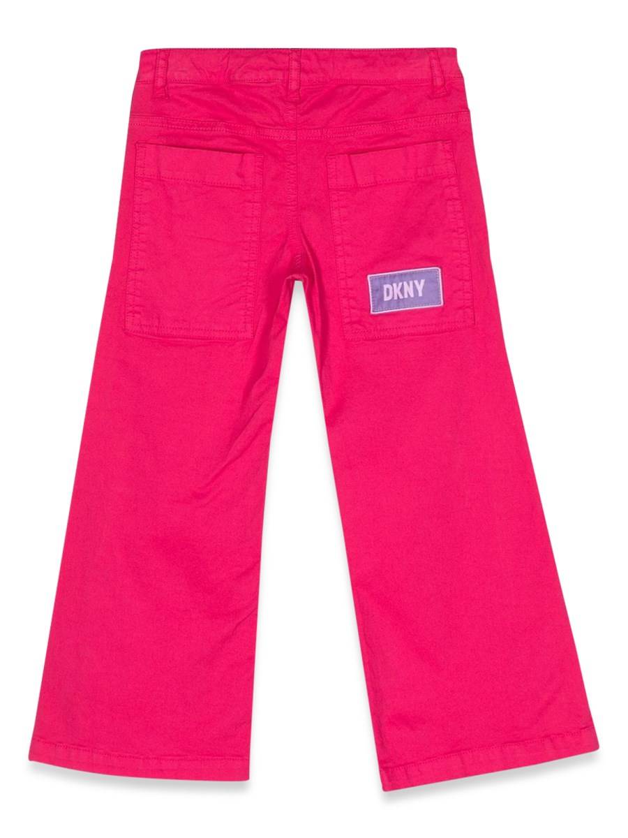 DKNY PANTALONE GAMBA AMPIA