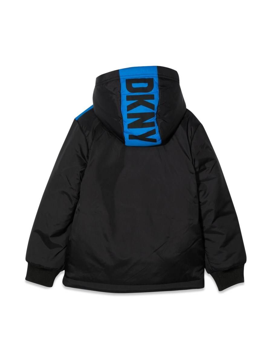 DKNY PIUMINO BICOLORE CON CAPPUCCIO