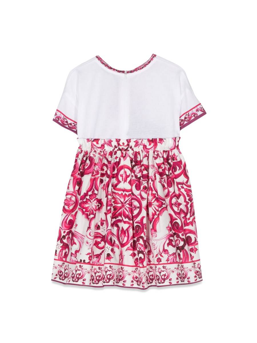 DOLCE & GABBANA Abito Mc Maioliche E Logo
