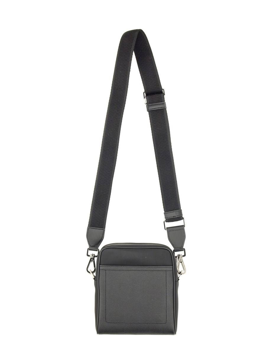 DOLCE & GABBANA BORSA A TRACOLLA CON PLACCA LOGO