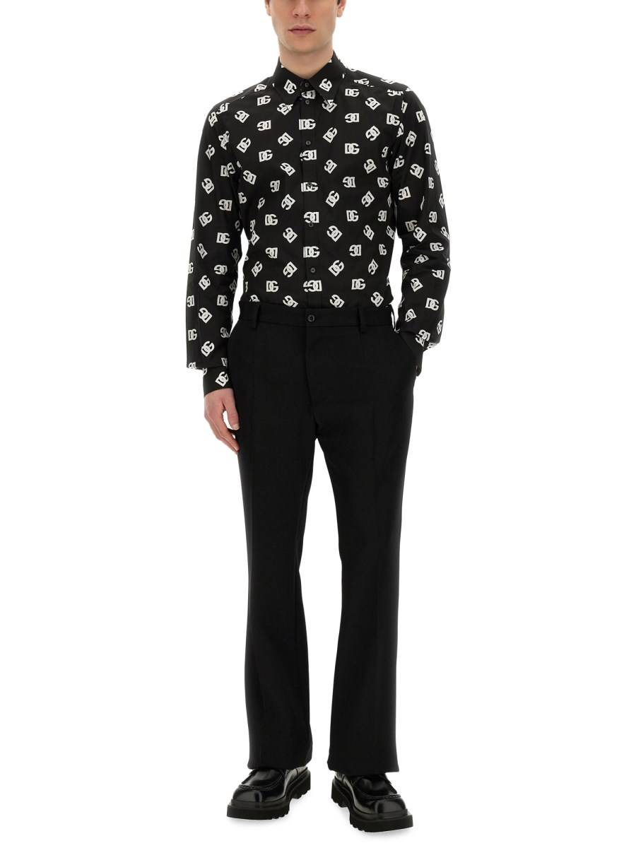 DOLCE & GABBANA CAMICIA DG ALL OVER