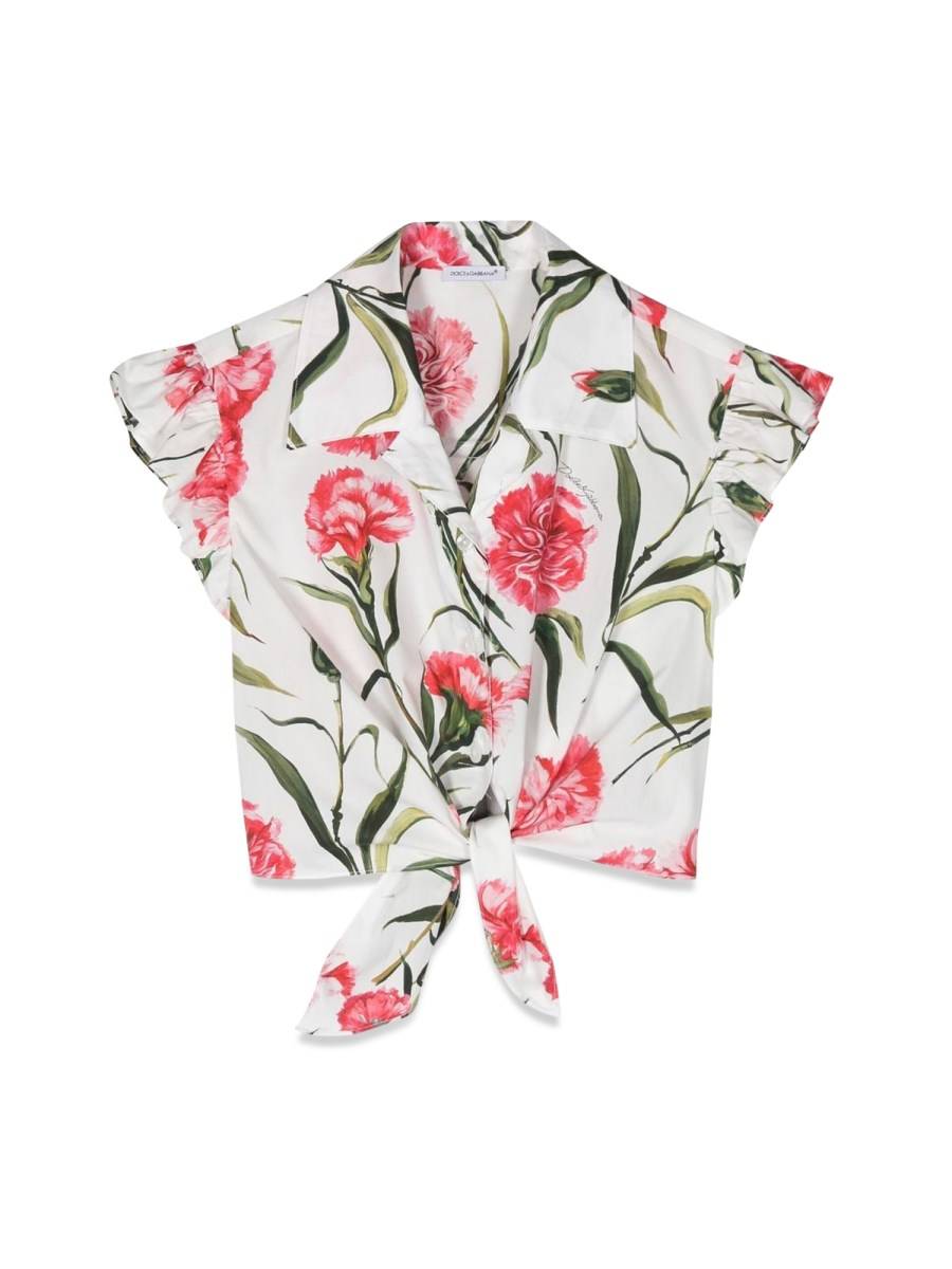 DOLCE & GABBANA CAMICIA S/M GAROFANI