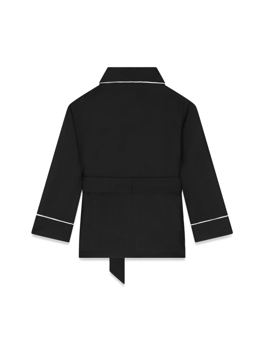 DOLCE & GABBANA CAMICIA VESTAGLIA CON CINTURA