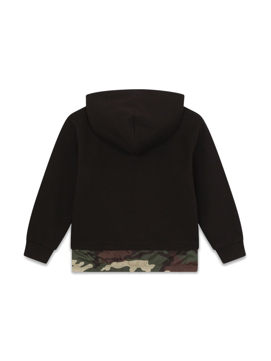 DOLCE & GABBANA FELPA CON CAPPUCCIO