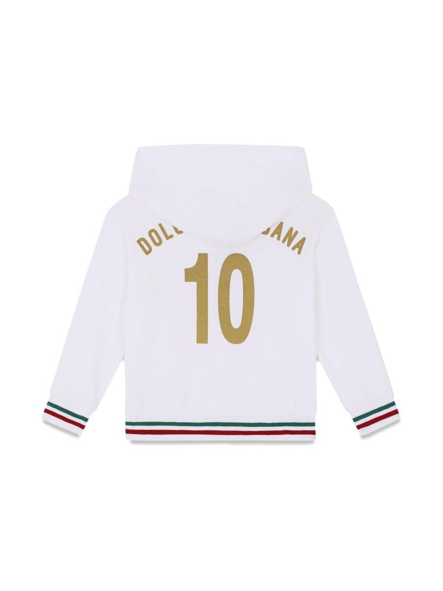 DOLCE & GABBANA FELPA CON CAPPUCCIO