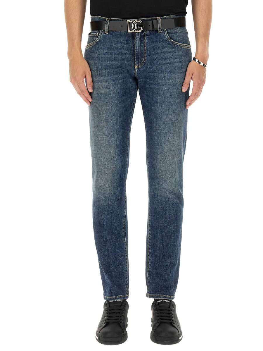 DOLCE & GABBANA JEANS SLIM FIT IN DENIM STRETCH