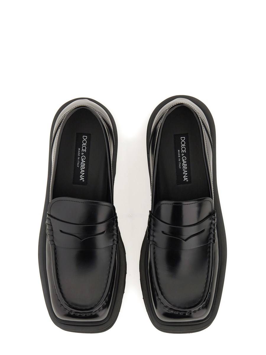 DOLCE & GABBANA MOCASSINO IN PELLE