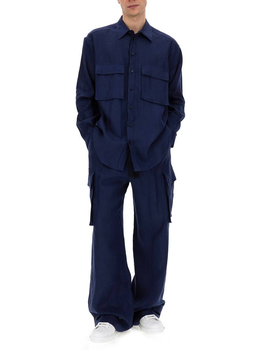 DOLCE & GABBANA PANTALONE JOGGING IN LINO