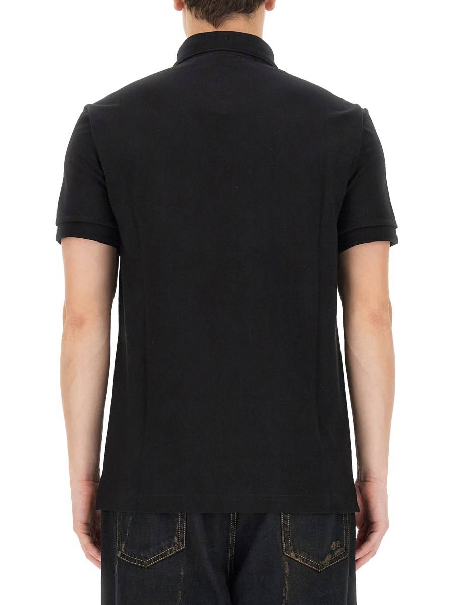 DOLCE & GABBANA POLO IN PIQUE DI COTONE