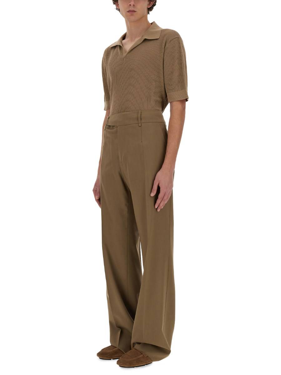 DOLCE & GABBANA POLO TRAFORATA IN COTONE SCOLLO A V