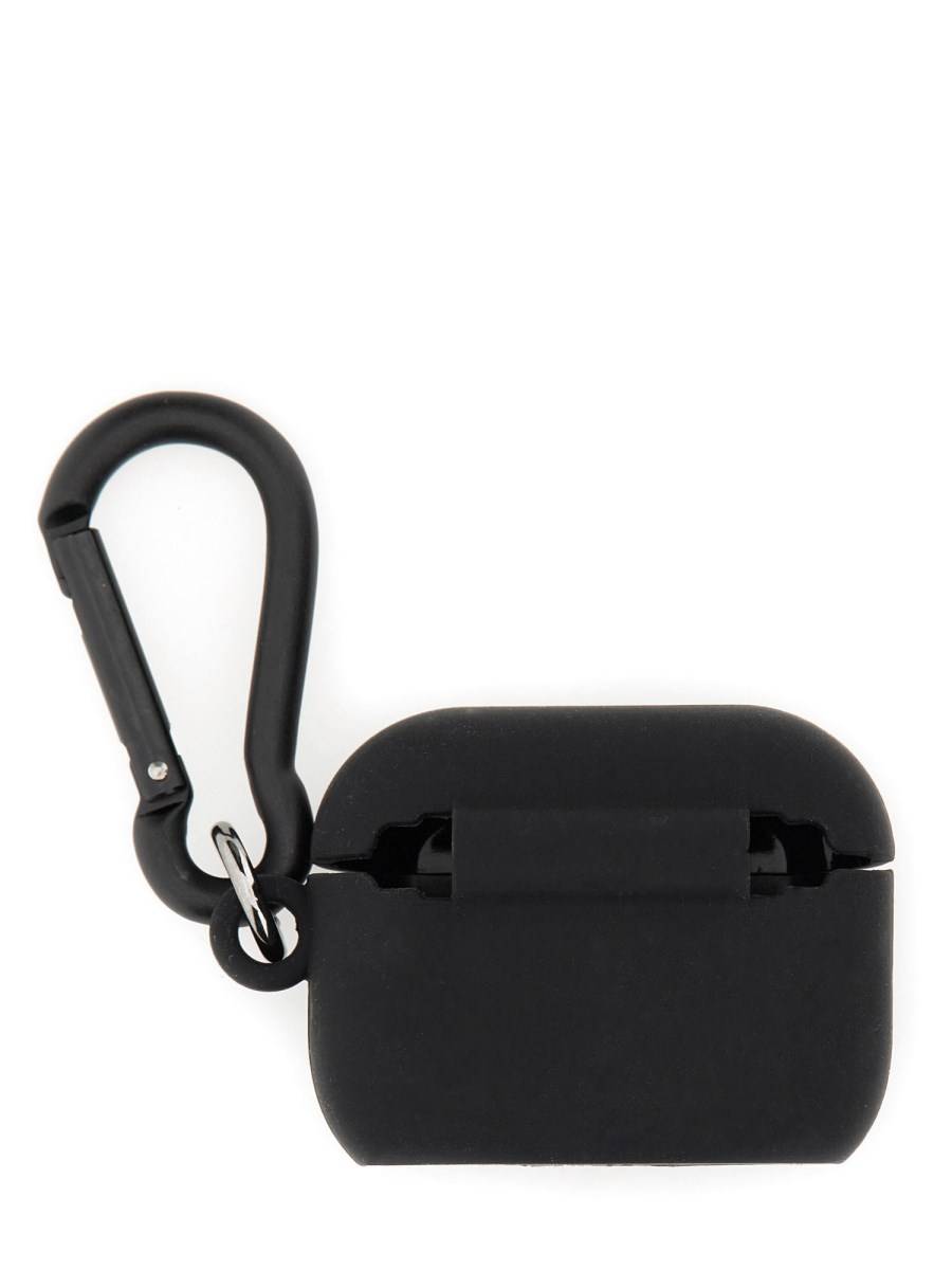 DOLCE & GABBANA PORTA AIRPODS IN GOMMA CON LOGO