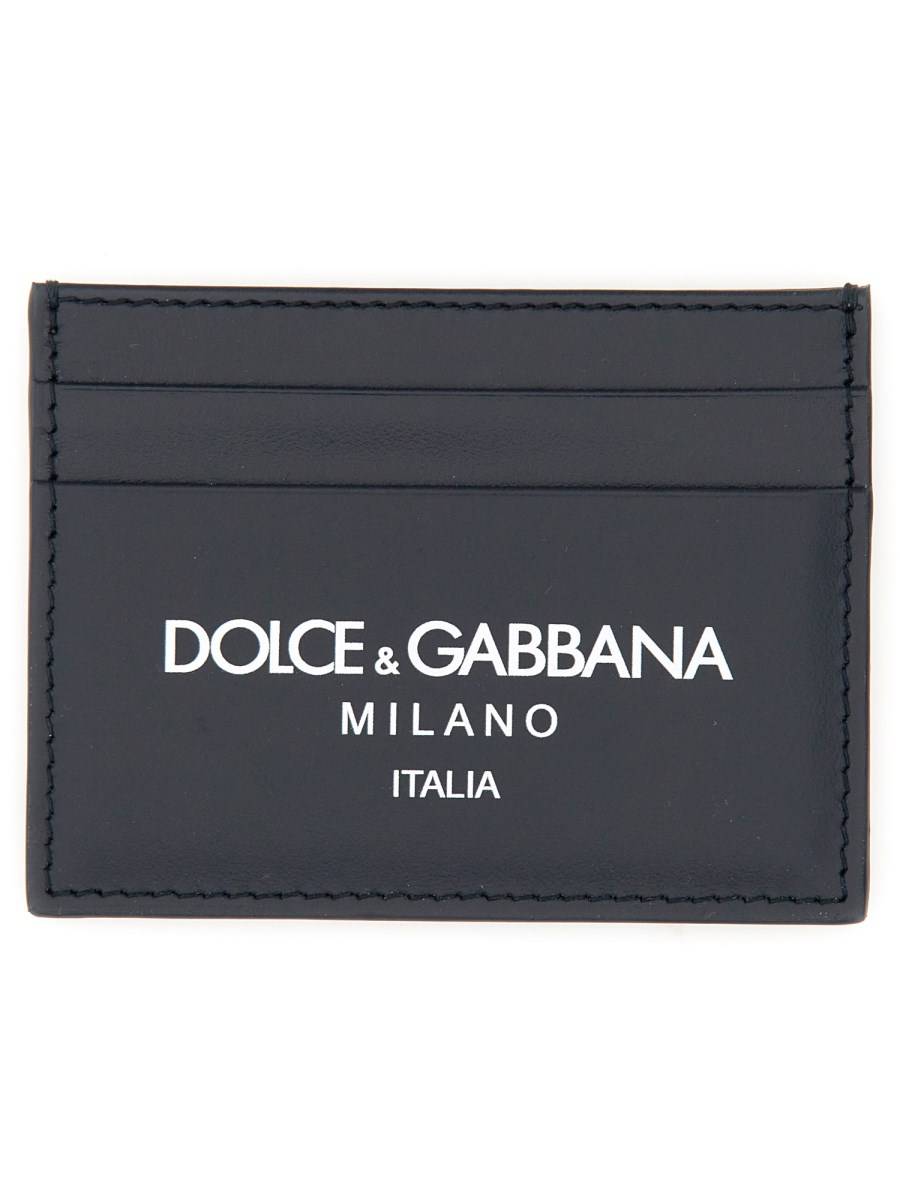 DOLCE & GABBANA PORTACARTE IN PELLE