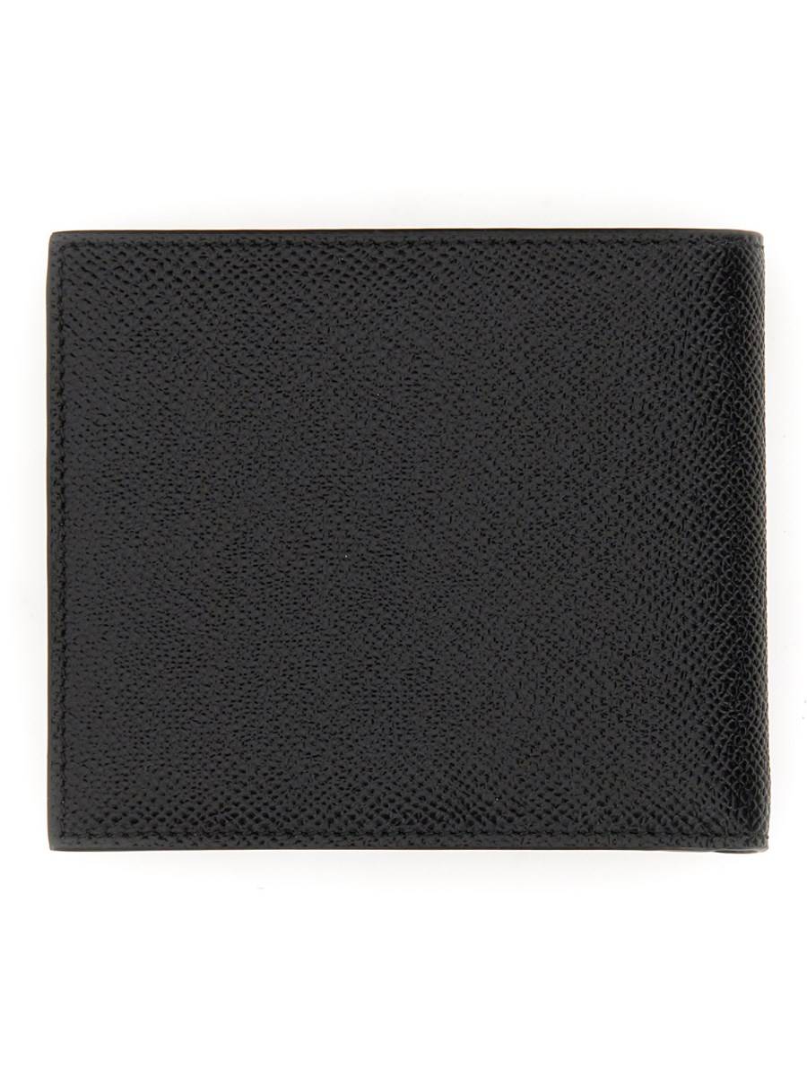 DOLCE & GABBANA PORTAFOGLIO BIFOLD IN PELLE DAUPHINE