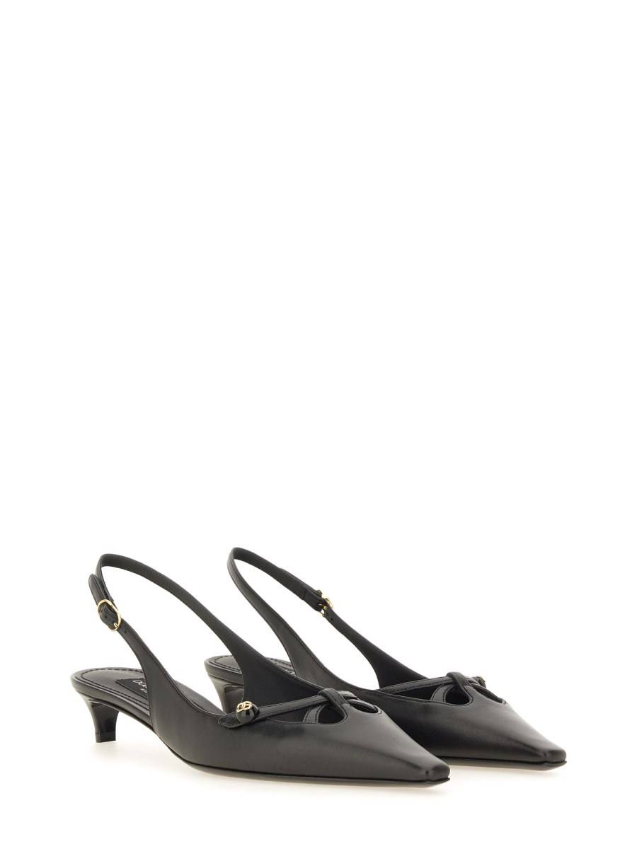 DOLCE & GABBANA SCARPA SLINGBACK IN NAPPA