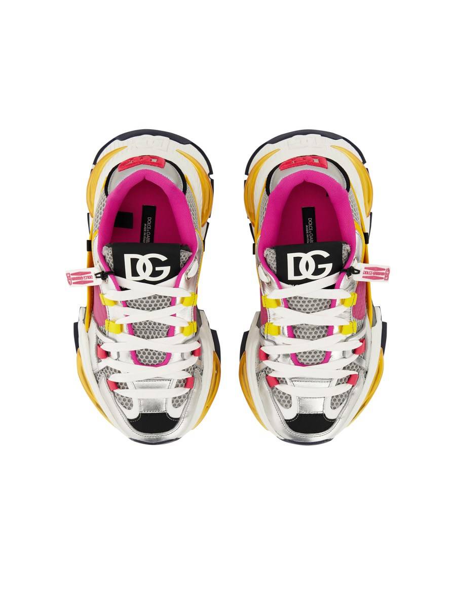 DOLCE & GABBANA SNEAKER "AIRMASTER" IN MIX MATERIALI