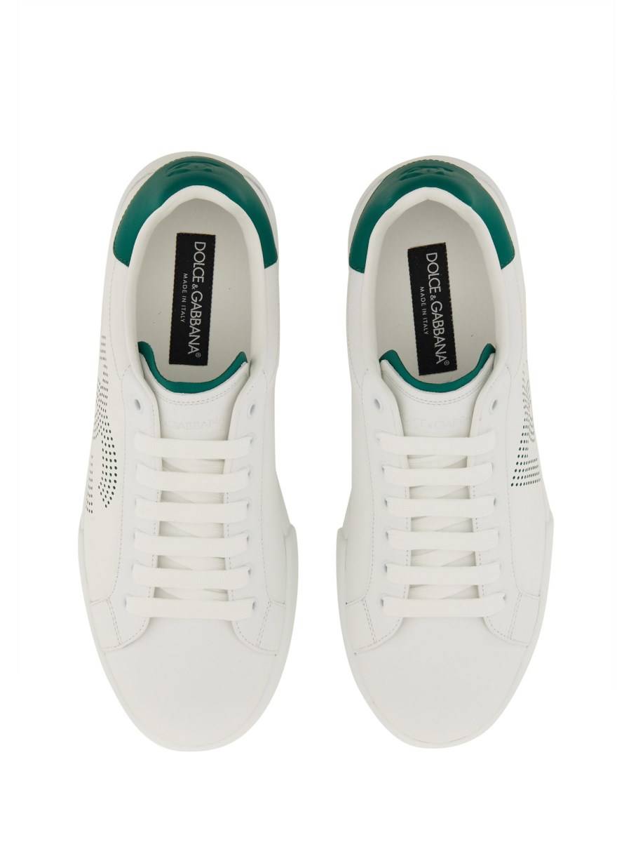 DOLCE & GABBANA SNEAKER "PORTOFINO" IN PELLE
