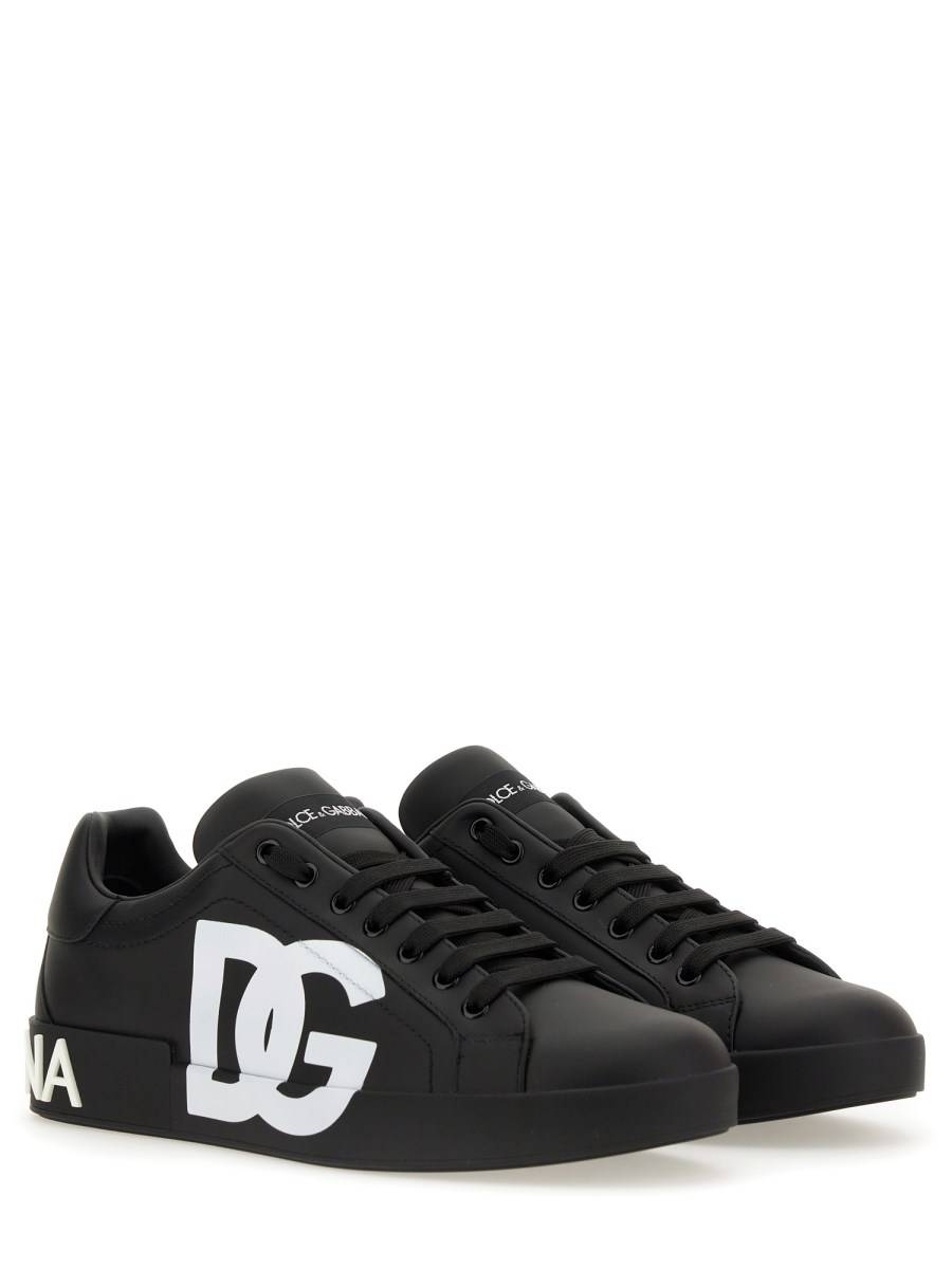 DOLCE & GABBANA SNEAKER PORTOFINO IN PELLE