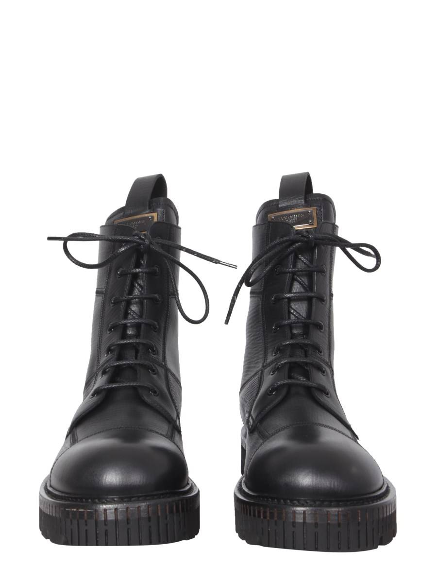 DOLCE & GABBANA STIVALE BERNINI IN PELLE E