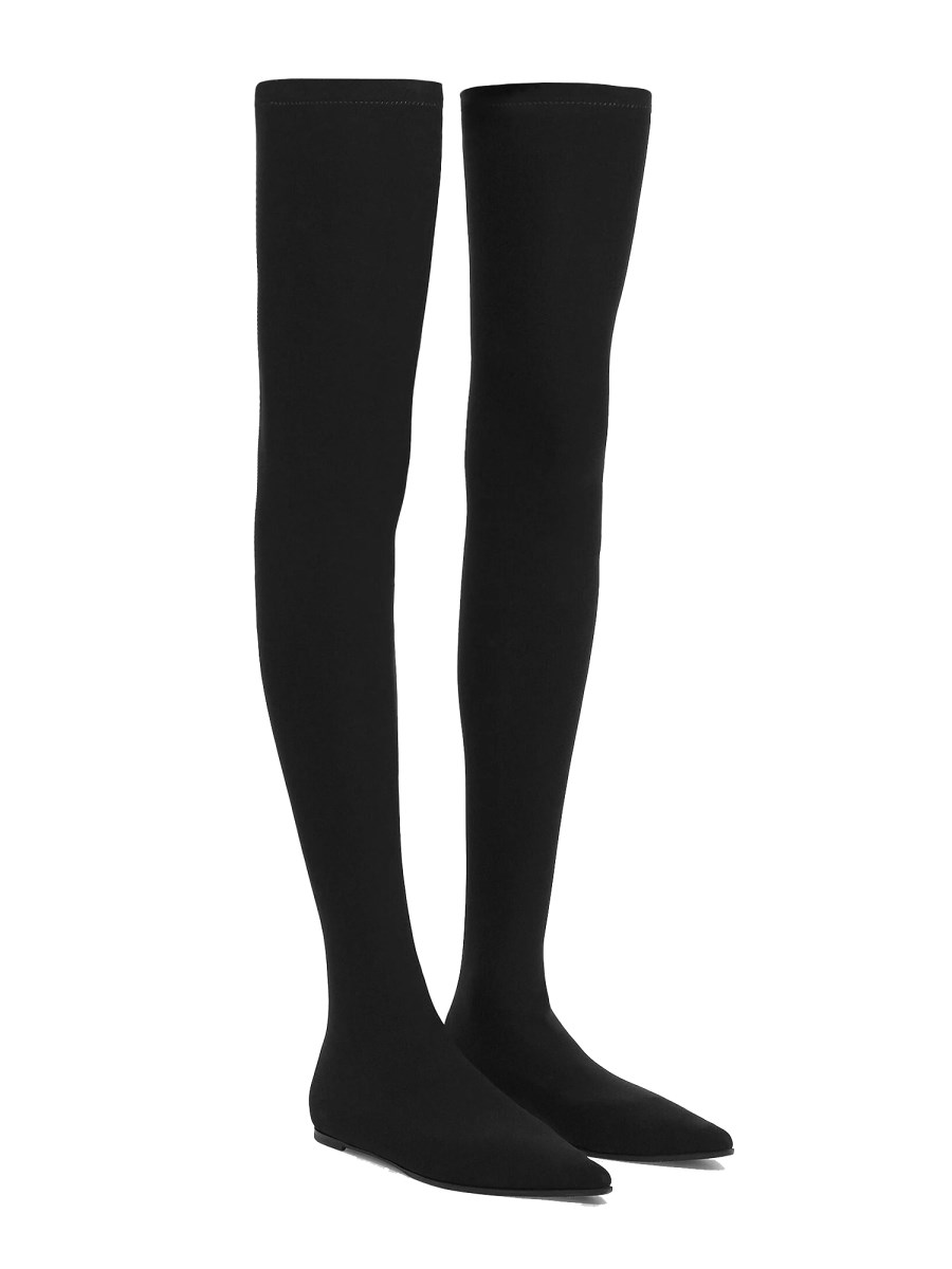 DOLCE & GABBANA STIVALE CUISSARD IN JERSEY STRETCH