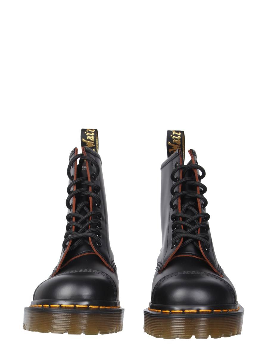 Dr MARTENS STIVALE 1460 IN PELLE CON PUNTALE BEX