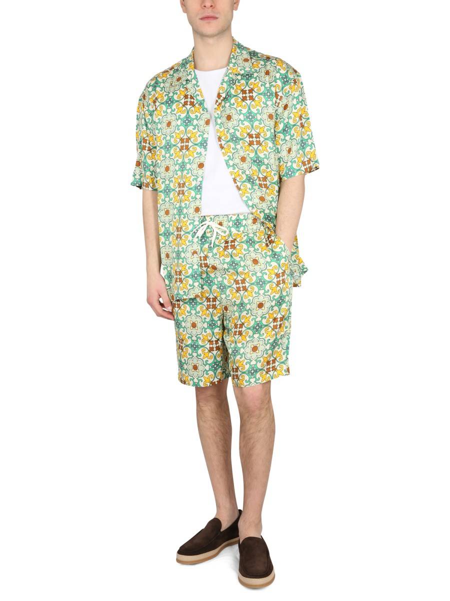 DRÔLE DE MONSIEUR CAMICIA FAIENCE IN MISTO COTONE