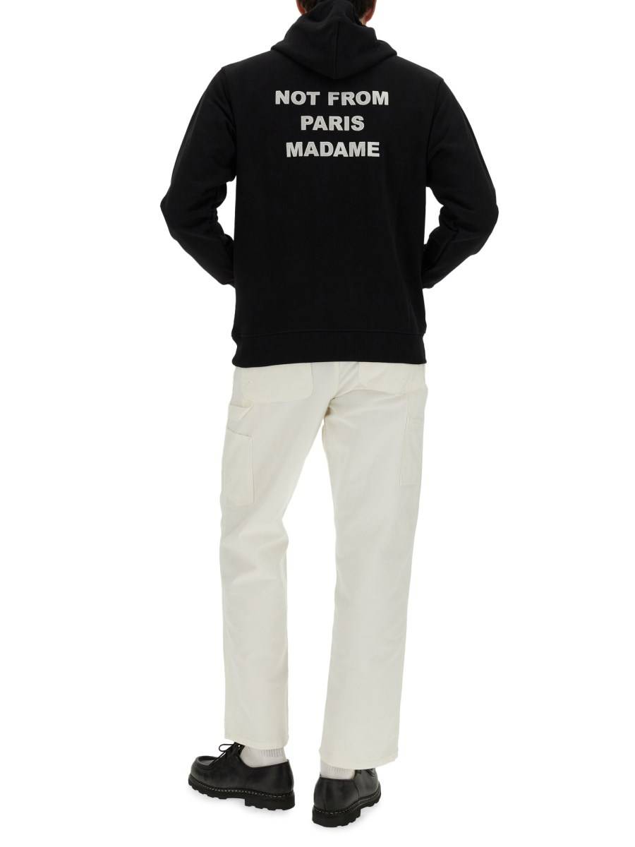 DRÔLE DE MONSIEUR FELPA "SLOGAN" IN COTONE