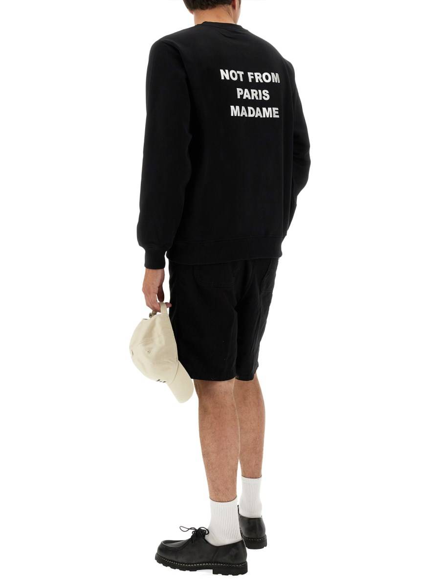 DRÔLE DE MONSIEUR FELPA SLOGAN IN COTONE