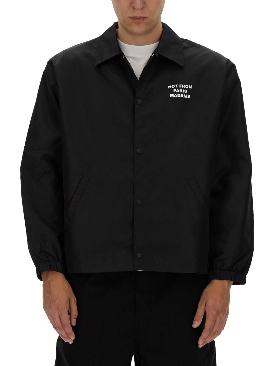 DRÔLE DE MONSIEUR GIACCA SLOGAN CON ZIP