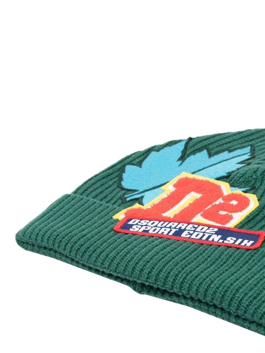 DSQUARED BERRETTO IN LANA CON LOGO