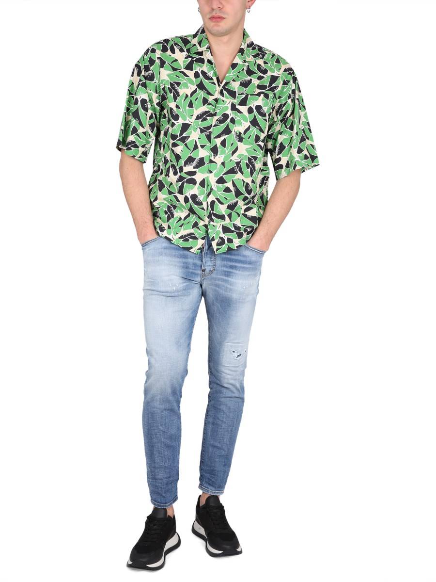 DSQUARED CAMICIA CON COLLETTO BOWLING