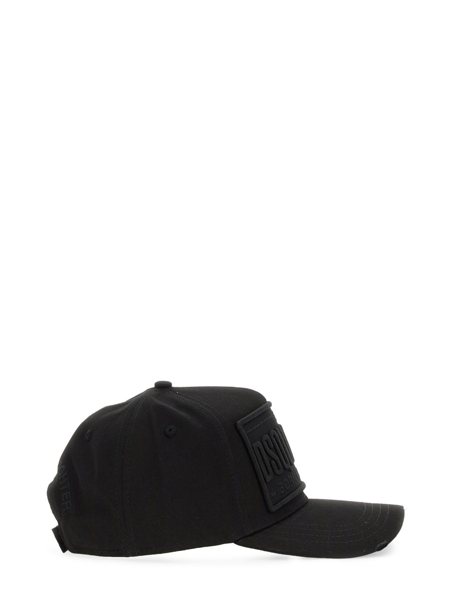 DSQUARED CAPPELLO DA BASEBALL IN COTONE CON LOGO