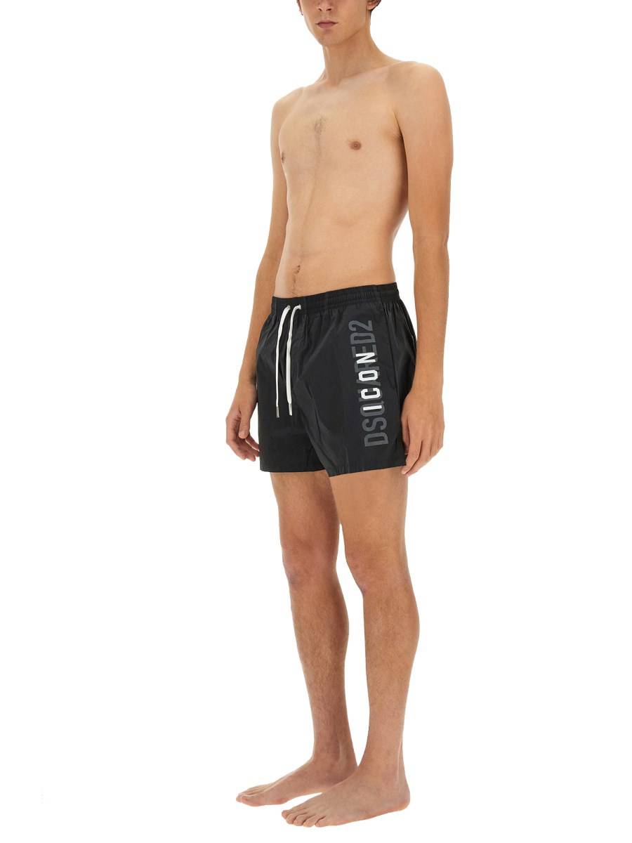 DSQUARED COSTUME DA BAGNO CON LOGO