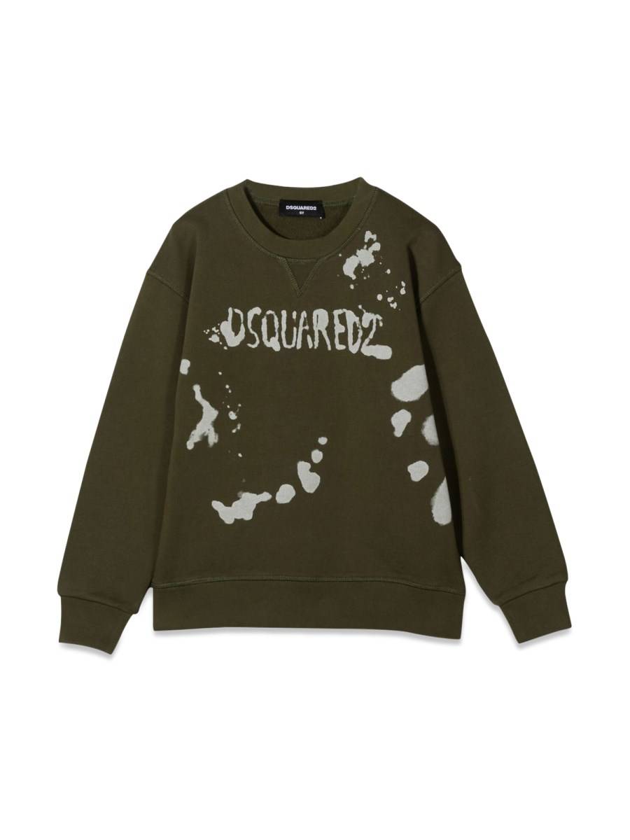 DSQUARED FELPA GIROCOLLO